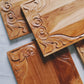 Armond Vintage Carved Teak Board