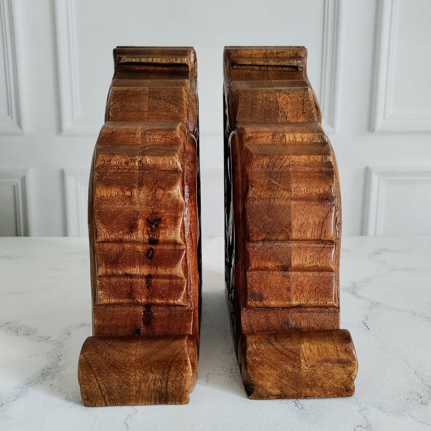 Vintage Foliage Bookends